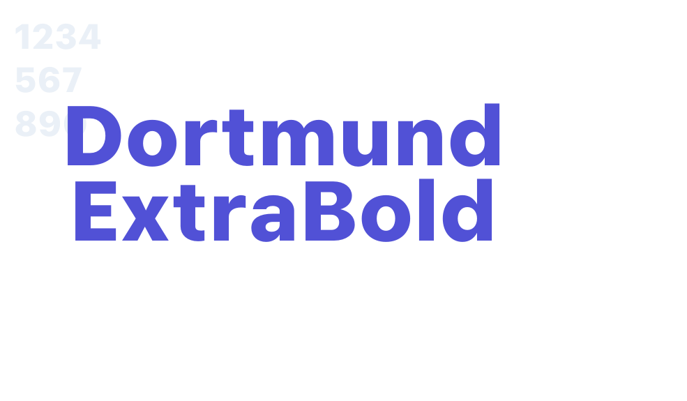 Dortmund ExtraBold-font-download