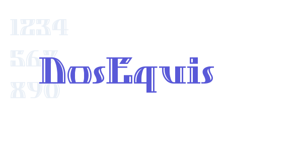 DosEquis font free