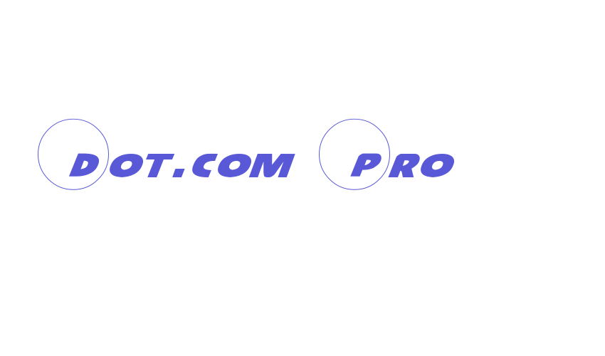 Dot.com Pro Font