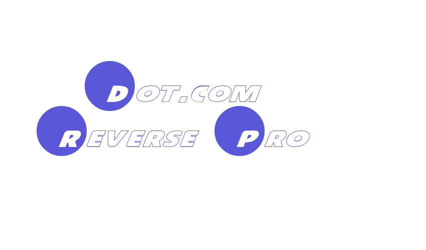 Dot.com Reverse Pro Font