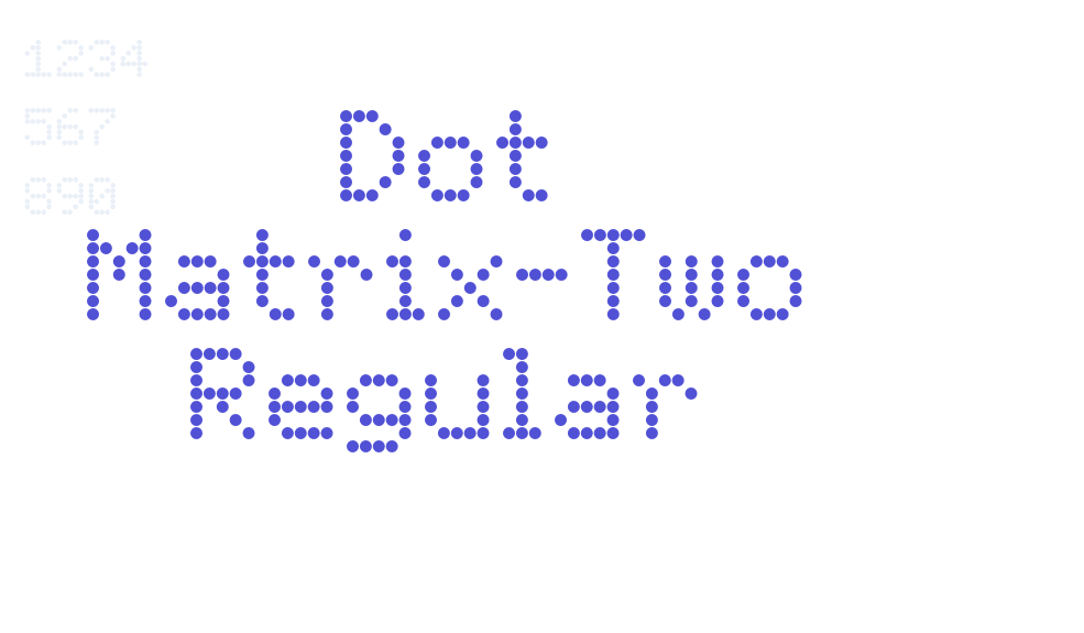 Dot Matrix-Two Regular-font-download