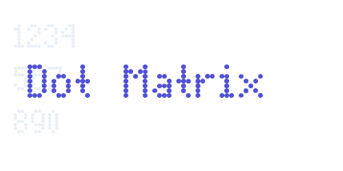 Dot Matrix-font-download