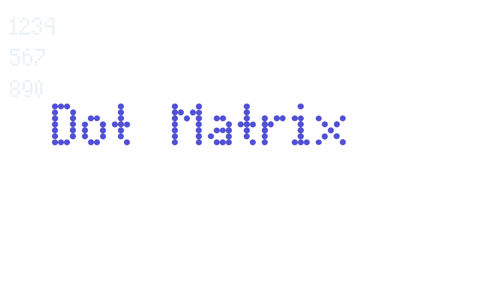 Dot Matrix-font-download