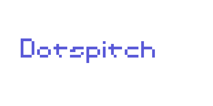 Dotspitch Font Download