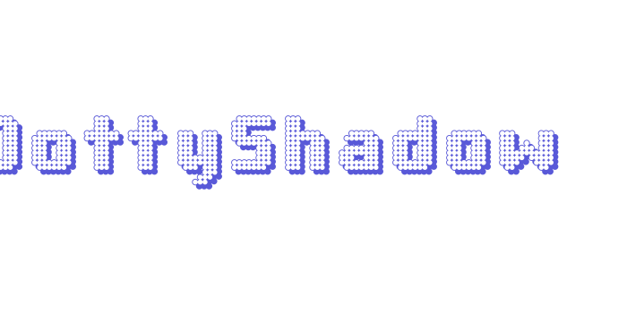 DottyShadow Font Download