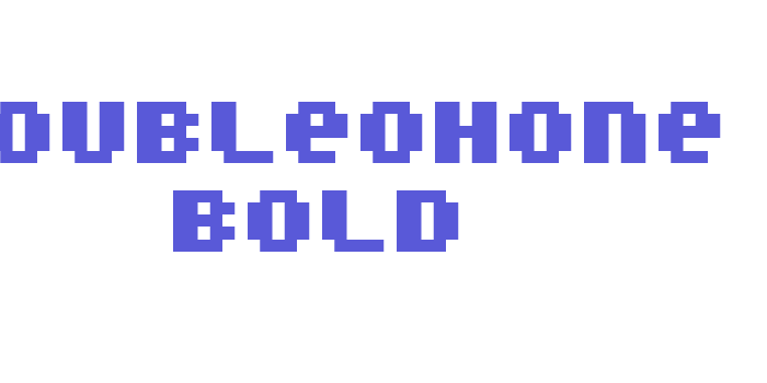 DoubleOhOne Bold Font Download