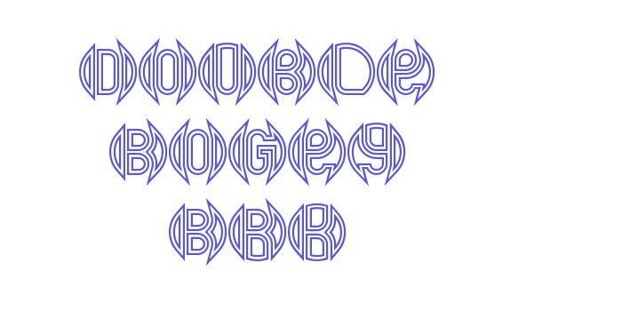 Double Bogey BRK Font