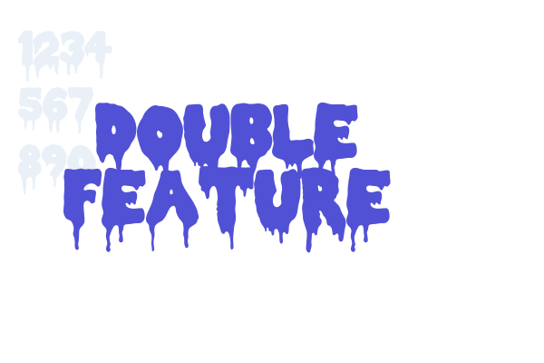 Double Feature Font Download