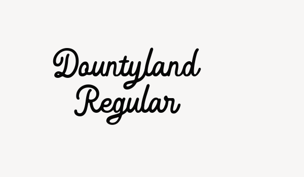 Dountyland Regular Font