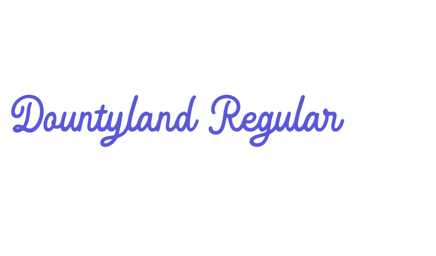 Dountyland Regular Font Download