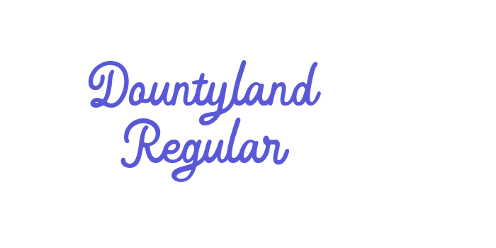 Dountyland Regular Font Download