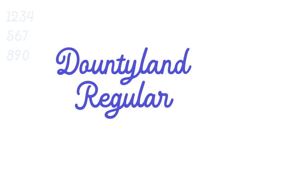 Dountyland Regular-font-download