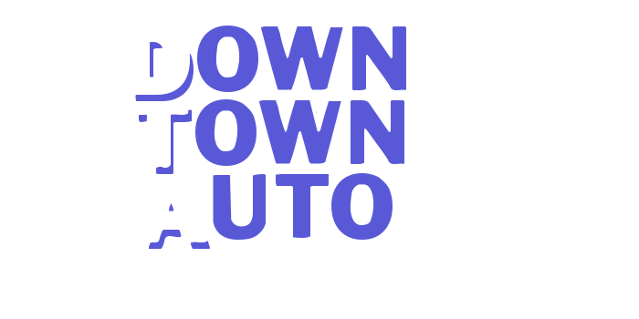 Down Town Auto Font Download