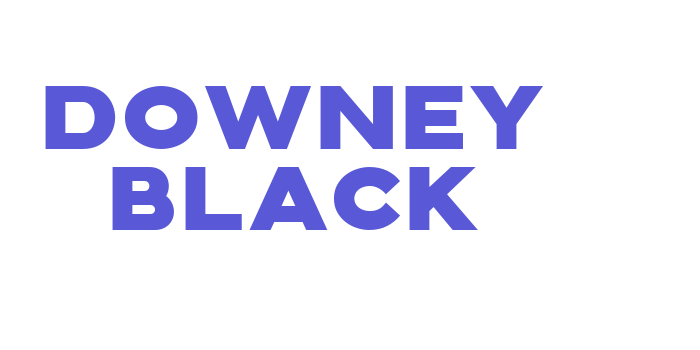 Download Downey Black Font