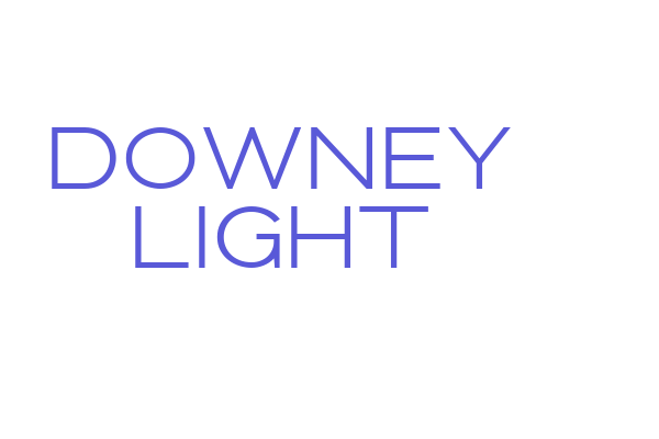 Downey Light Font