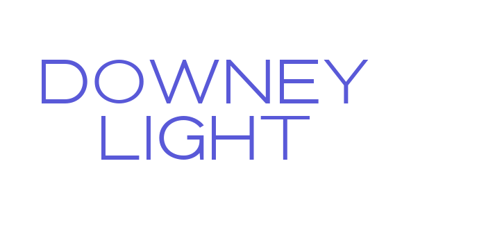 Downey Light Font Download