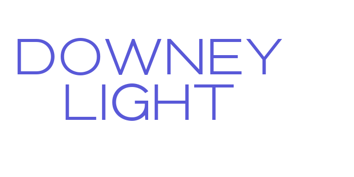 Downey Light Font