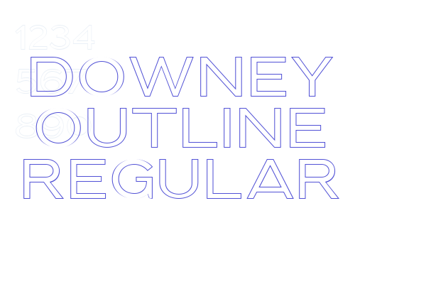Downey Outline Regular