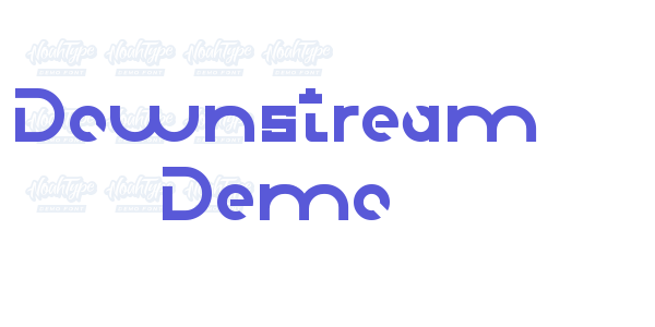 Downstream Demo font free