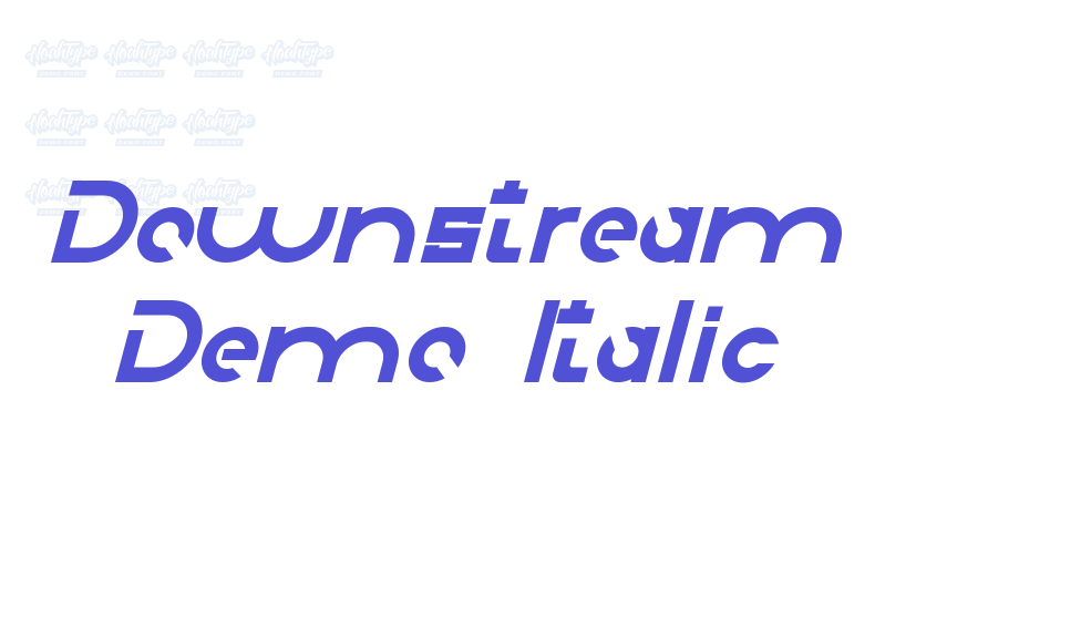 Downstream Demo Italic-font-download