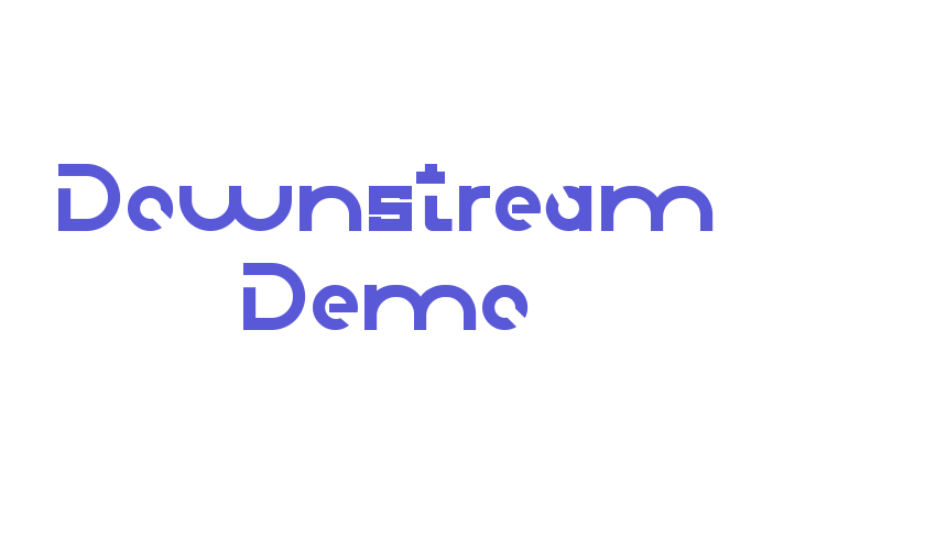 Downstream Demo Font Download