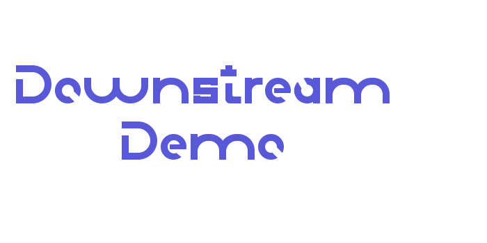 Downstream Demo Font Download