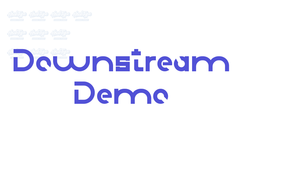 Downstream Demo-font-download