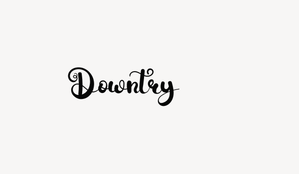 Downtry Font