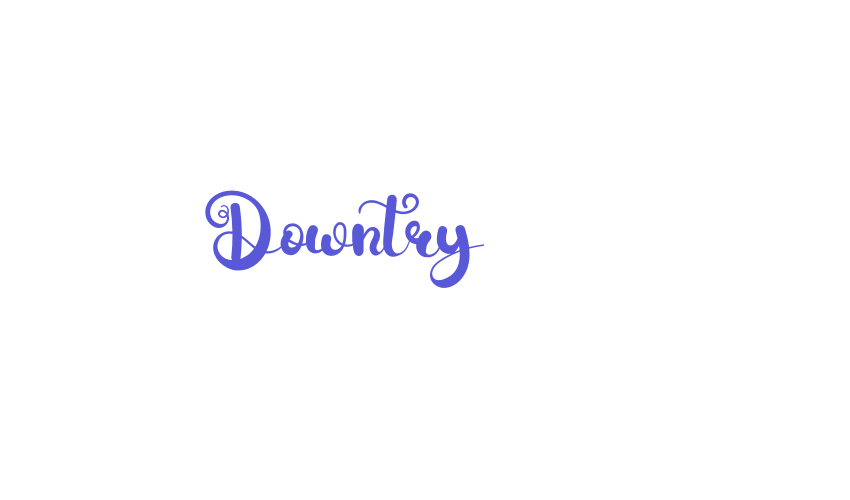 Downtry Font