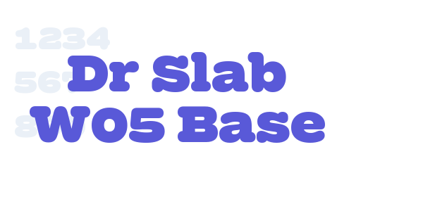 Dr Slab W05 Base font free