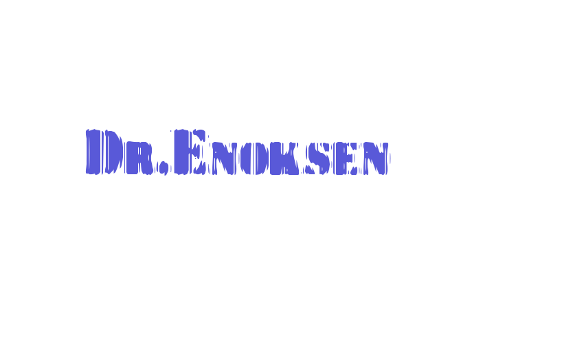 Dr.Enoksen Font Download