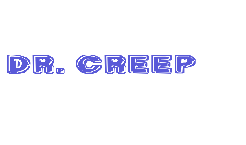 Dr. Creep Font