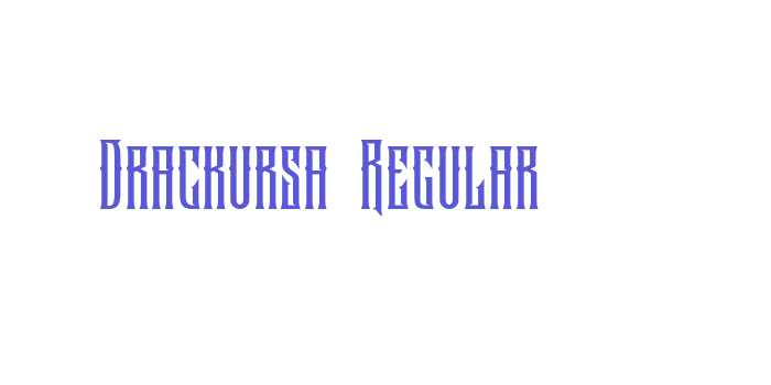 Drackursa Regular Font Download