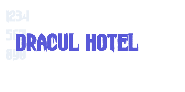 Dracul Hotel font free