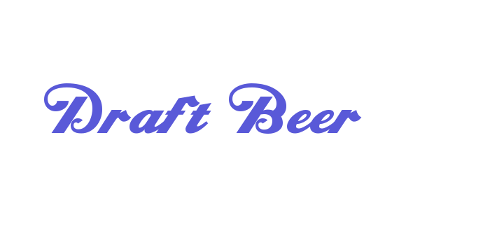 Draft Beer Font Download