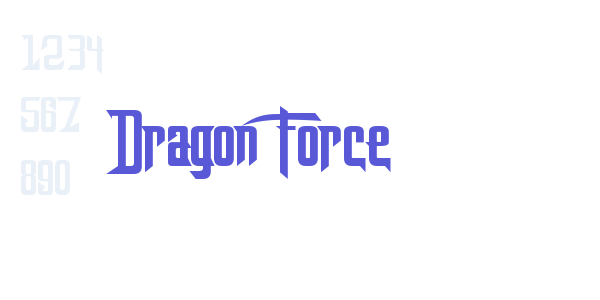 Dragon Force font free