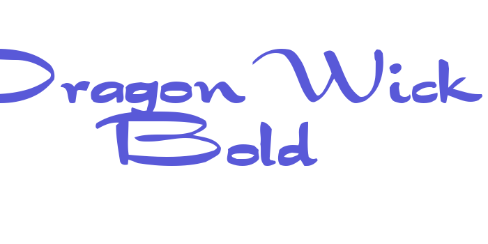 DragonWick Bold Font