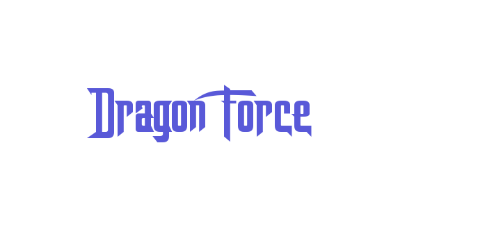 Dragon Force Font Download