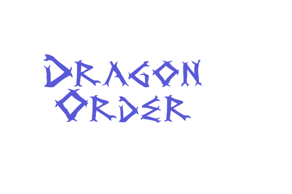 Dragon Order Font