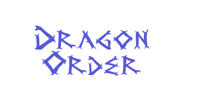 Dragon Order Font Download