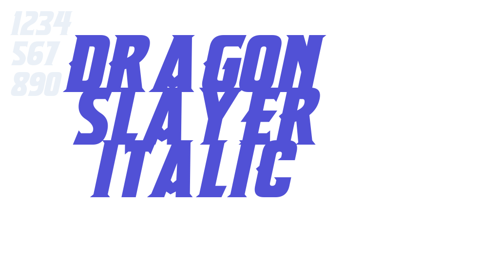 Dragon Slayer Italic-font-download