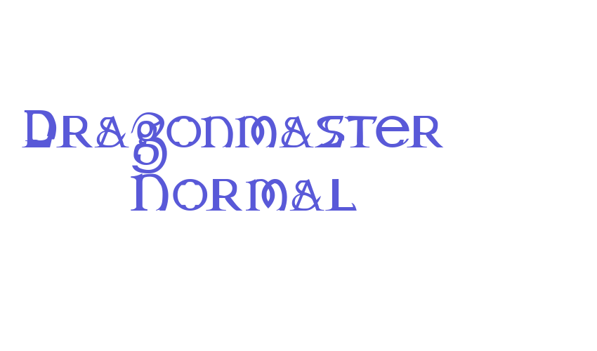 Dragonmaster  Normal Font Download