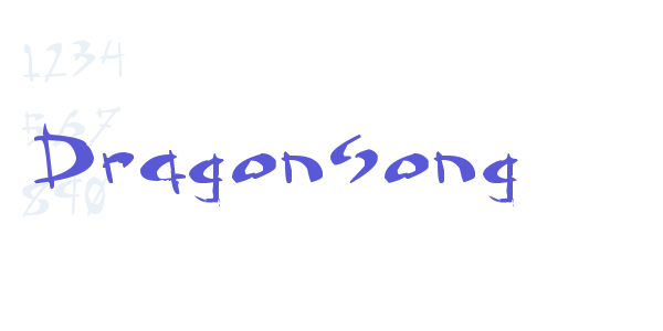 Dragonsong font