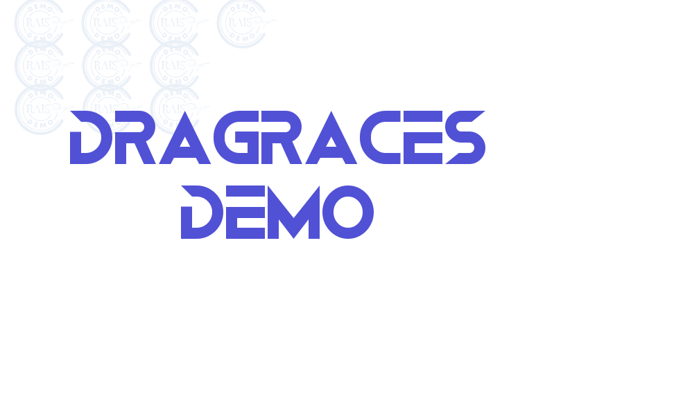 Dragraces Demo-font-download