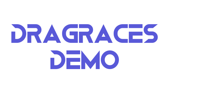 Dragraces Demo Font