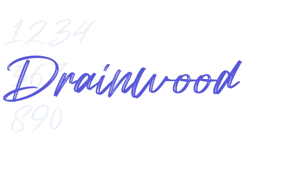 Drainwood Font