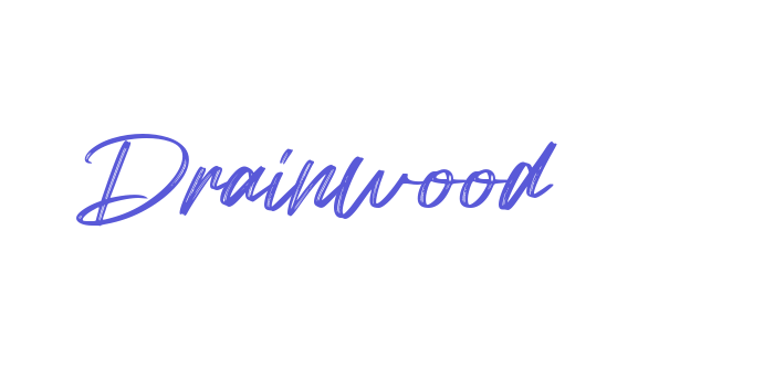 Drainwood Font Download