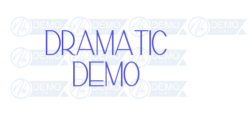 Dramatic Demo-font-download