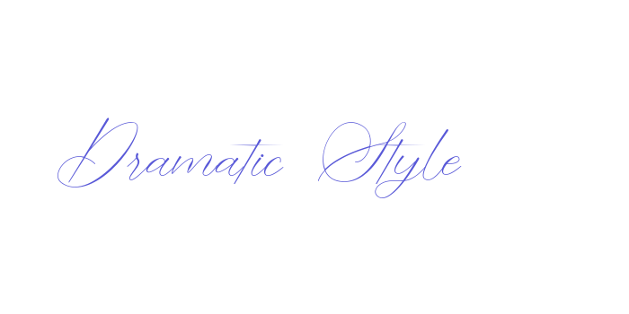 Dramatic Style Font