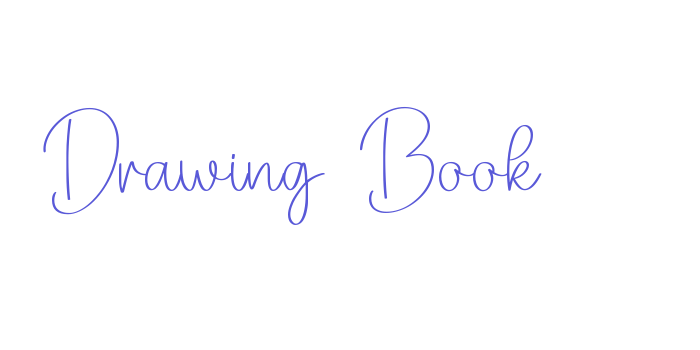 Drawing Book Font Download